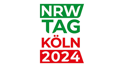 Logo NRW-Tag Köln in Grün-Rot