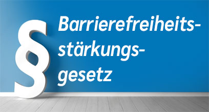 Symbolbild eines Paragrafen zum Thema Barrierefreiheitsstärkungsgesetz